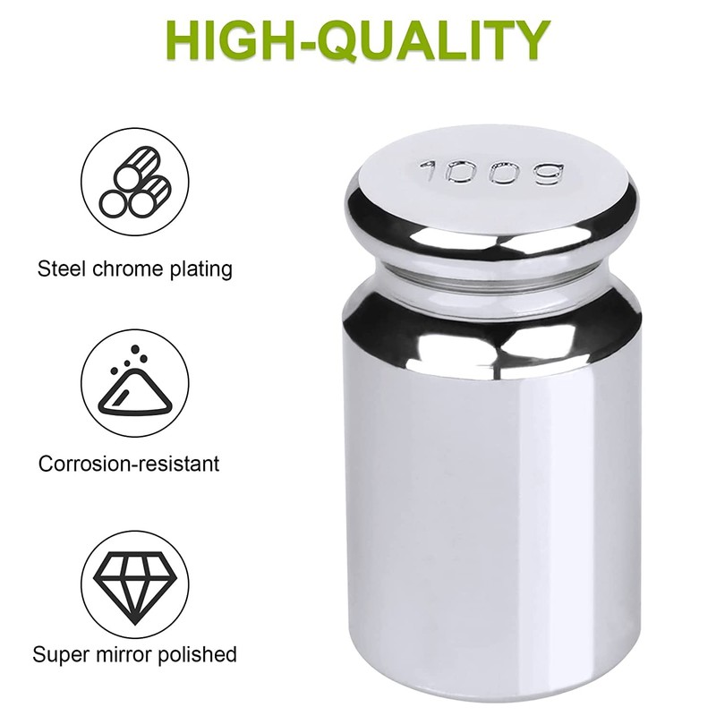 7 PCS Calibration Weights, Scale Weight Set 1g 2g 5g