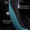 WJMZ Soft D Shape Steering Wheel Cover, Warm Steering Wheel