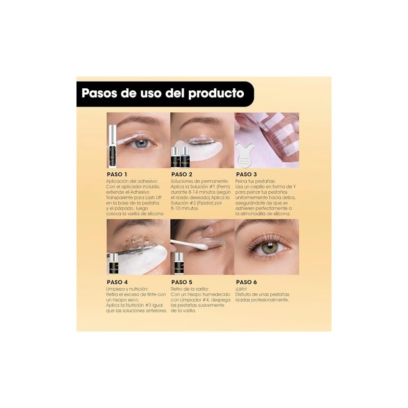 kit de permanente de pestañas,Kit de Levantamiento de Pestañas