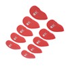10PCS Golf Club Head Cover PU Leather Protective Abrasion Resistant