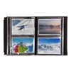 Kenro Black Textured Photo Album with Silver Corners for 200