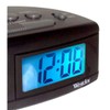 Westclox Extra Loud Alarm Clock for Heavy Sleepers, Easy-to-Read LCD