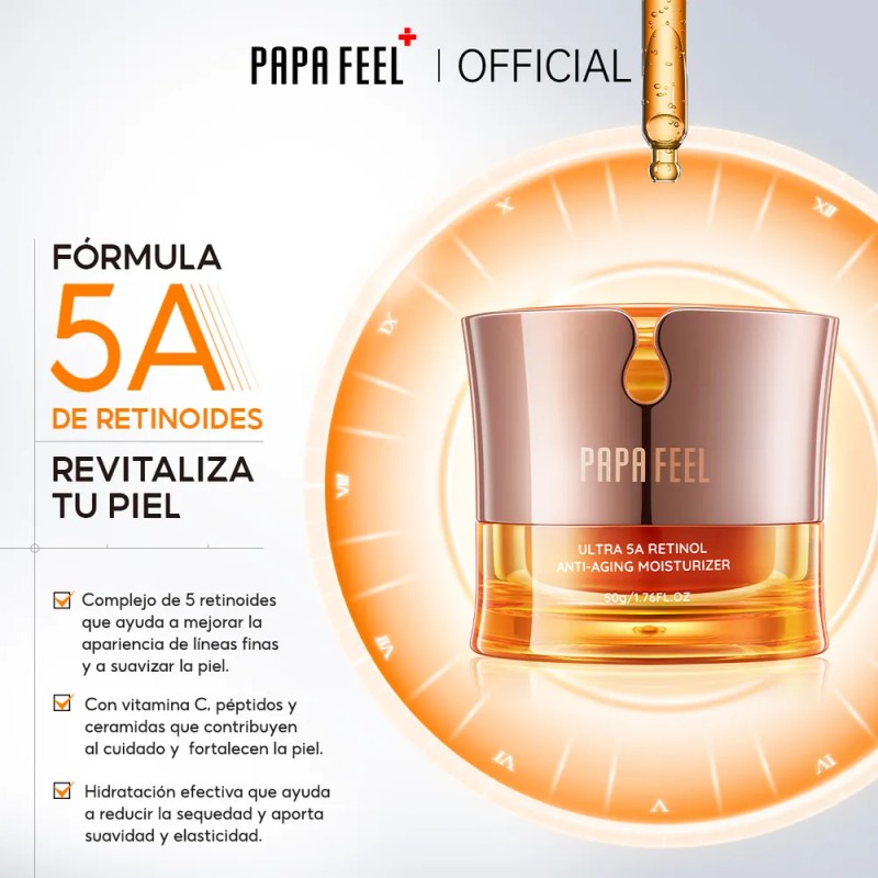 Papa Feel Set Retinol Con Protector Solar Facial 30 G