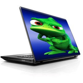 15 15.6 inch Laptop Notebook Skin Vinyl Sticker Cover Decal Fits 13.3" 14" 15.6" 16" HP Lenovo Apple Mac Dell Compaq Asus Acer/Green Dino, Dinosaur, Gecko,Lizard