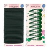 Basic Sense 38pcs School Hair Set: Snap Clips & Elastics