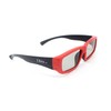 Ultra 4 Red and Black Childrens Passive 3D Glasses Kids