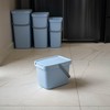 KADAX Waste Bin with Lid and Handle, Plastic Waste Bin,