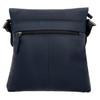 Gusti Veha Women's and Men's Leather Shoulder Bag Blue Leather,