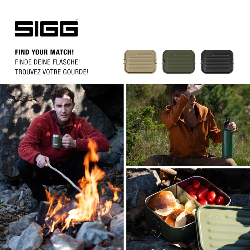 SIGG - Gemstone Lunch Box Selenite - Stainless Steel -