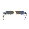 Calabria R576 Colorful Striped Sunglasses +2.50 Blue Grey Womens Trendy