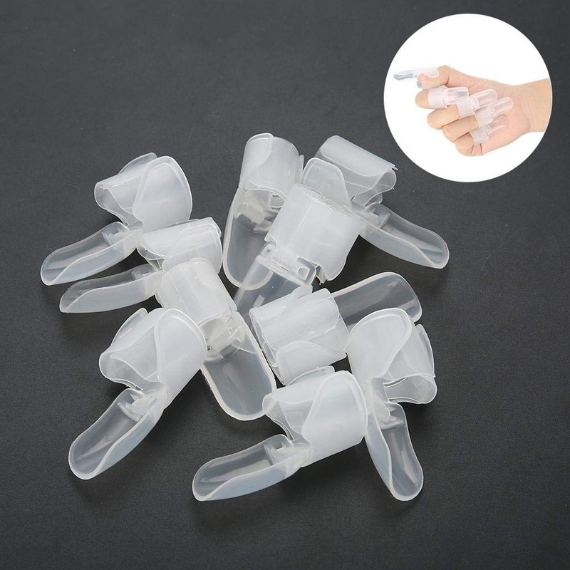 10Pcs/set Nail Polish Varnish Protector Holder Manicure Finger Nail Art
