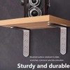 Luomorgo 16 Pcs L Shaped Brackets for Shelves - Heavy