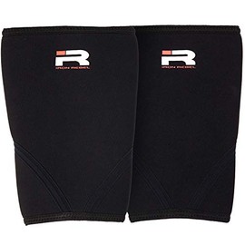 Iron Rebel Black Performance Neoprene Knee Sleeves for Powerlifting, Bodybuilding, and Weight Training | 7mm Neoprene
