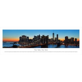 Blakeway Worldwide Panoramas Unframed, New York-Brooklyn Bridge-Blakeway Panoramas Skyline Posters