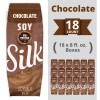 Silk Chocolate Soymilk 8 Fl Oz Pack of 18 Dairy