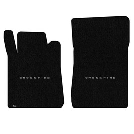Lloyd Mats Custom-Fit Carpeted Floor Mats Premium Luxury Car Floor Liners for Chrysler Crossfire Convertible 2005-2008 (Black, 2PC - Front Mats)