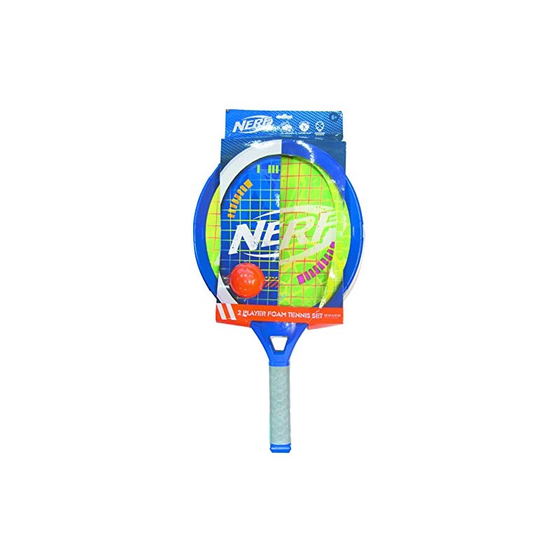 Franklin NERF Tennis Racquet, Set of 2, Includes Ball, For