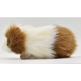 Brown/White Guinea Pig/Guineapig Plush Soft Toy by Hansa 3735 19cm.