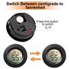 10 Pack Mini Hygrometer Thermometer - Digital Hygrometer Gauge LCD