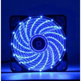 FGen 120mm LED Radiator Ultra-Quiet Computer Case Fan Blue