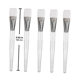 Baluue 5pcs for Smooth Application of Facial Masks and Treatments Synthetic Brushes for Exceptional Coverage