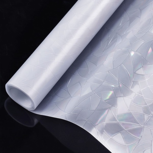 rabbitgoo rabbitgoo Window Privacy Film, Rainbow Window Clings, 3D Decorative