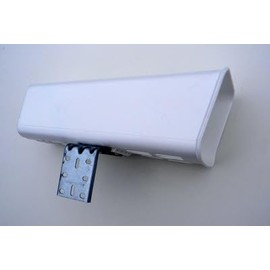 Mailbox Post Solutions Mailbox Newspaper Tube - Standard White Plastic Newspaper Holder - Newspaper Tube for Mailbox