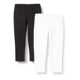berydale Women's Leggings, 100 Denier (Pack of 2), black/white