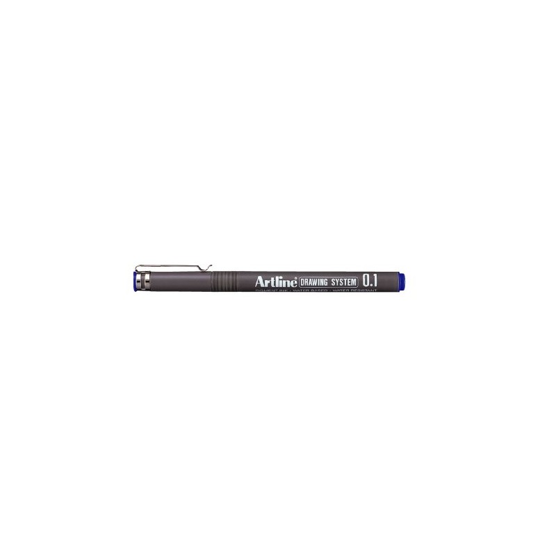 Artline 0.1mm Drawing System - Blue (Pack of 12)