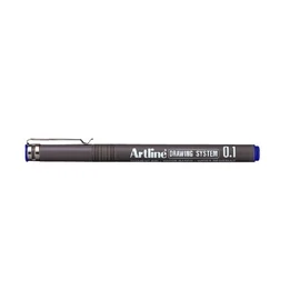 Artline 0.1mm Drawing System - Blue (Pack of 12)