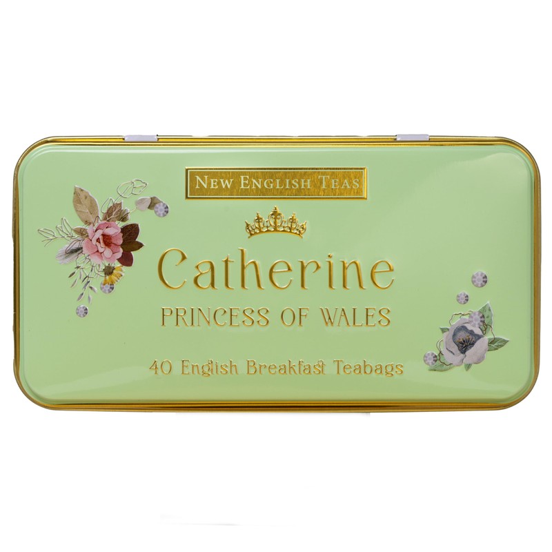 New English Teas Catherine, Princess of Wales Tea Tin with