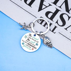 UVIBEW Beach Gifts for Women Beach Keychain Beachy Stuff Beachy Accessories for Women Birthday Gift for Woman Teen Girl Ocean Decor Summer Accessories Christmas Graduation Gift for Woman
