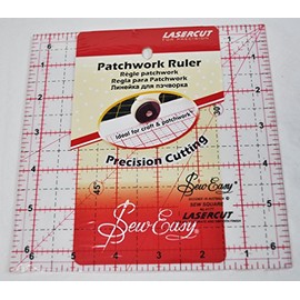 Quilting Ruler Square 6-1/2 X 6-1/2 Inch