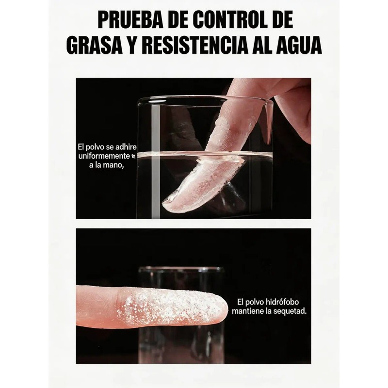 Polvo Suelto Translúcido Polvo Fijador Maquillaje Mate