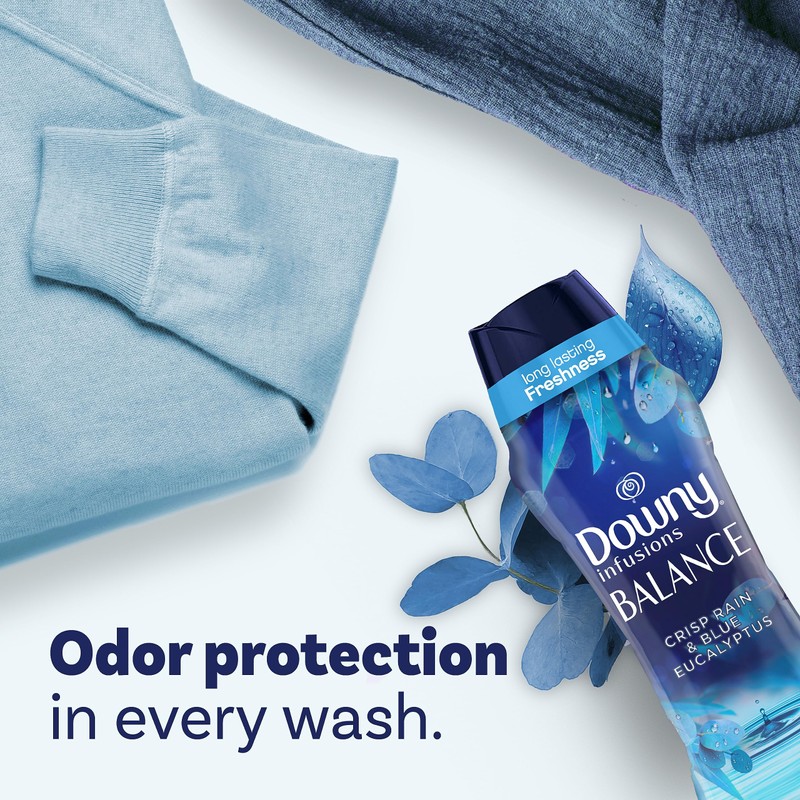 Downy Infusions In-Wash Laundry Scent Booster Beads, BALANCE, Crisp Rain