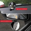 Biqing Blind Spot Mirrors, Universal Car Accessories, 360 Adjustable, Convex,