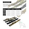 Tactical Dog Collar with Bungee Dog Leash Adjustable Dog Collar