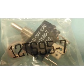 Honeywell Toggle Switch 20A/125VAC - 12TS95-7 - (ON) OFF (ON) Momentary - Blade Connection
