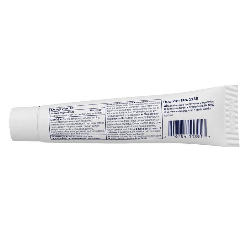 Dynarex Hydrocortisone Cream 1 Oz Tube, 1 Each.