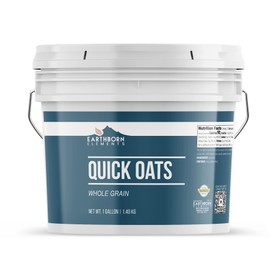 Earthborn Elements Quick Oats 1 Gallon, Bulk Size, Quick Breakfast, Whole Grain Oats