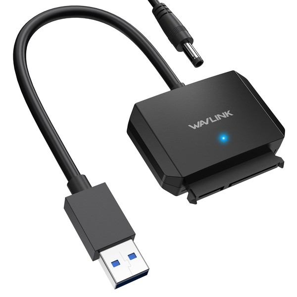 WAVLINK SATA to USB Type-A Hard Drive Cable, 5Gbps USB3.0