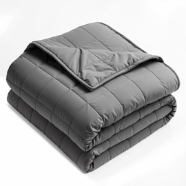 RJOP Weighted Blanket 20lbs 60"x80" Queen Size for Adults & Kids, Heavy Throw with Premium Glass Beads, Weighted Throw Blanket Soft & Breathable All-Season Comfort (78" x 85" 25 lbs)
