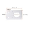 MECCANIXITY Stepper Motor Mounting Bracket Mount Plate 42mm Silver Tone