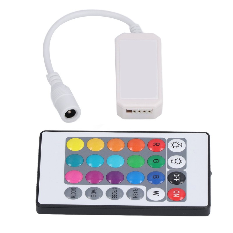 LED Remote Controller 24 Keys Smart 4pin 2.4G RGB IR