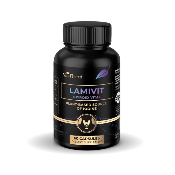 LAMIVIT Plant-Based Iodine Supplement for Thyroid Support – Natural Sea
