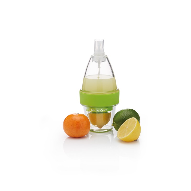KitchenCraft Healthy Eating Citrus Spritzer and Juicer Bottle, 150 ml