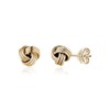 Massete Love Knot Earrings - 14k Women's Gold Earrings, Elegant