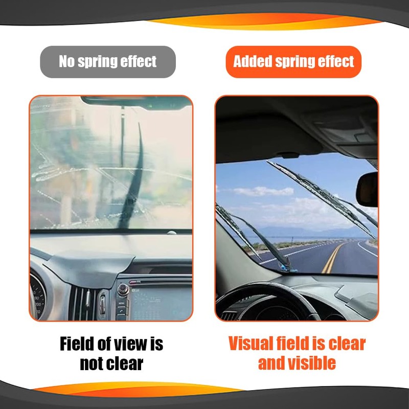 DWARFOO 2PCS Windshield Wiper Arm Pressure Spring Booster, Wiper Arm