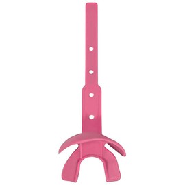 Markwort Vettex Doubleguard Mouthguard for Football, Lacrosse, Braces - Breathable Mouth Guard with Lip Protection and Strap - Youth, Pink