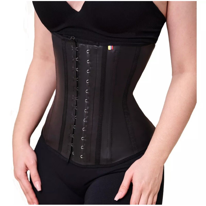 Kisha Faja Cinturilla Reductora Látex 4 Hileras De Broches